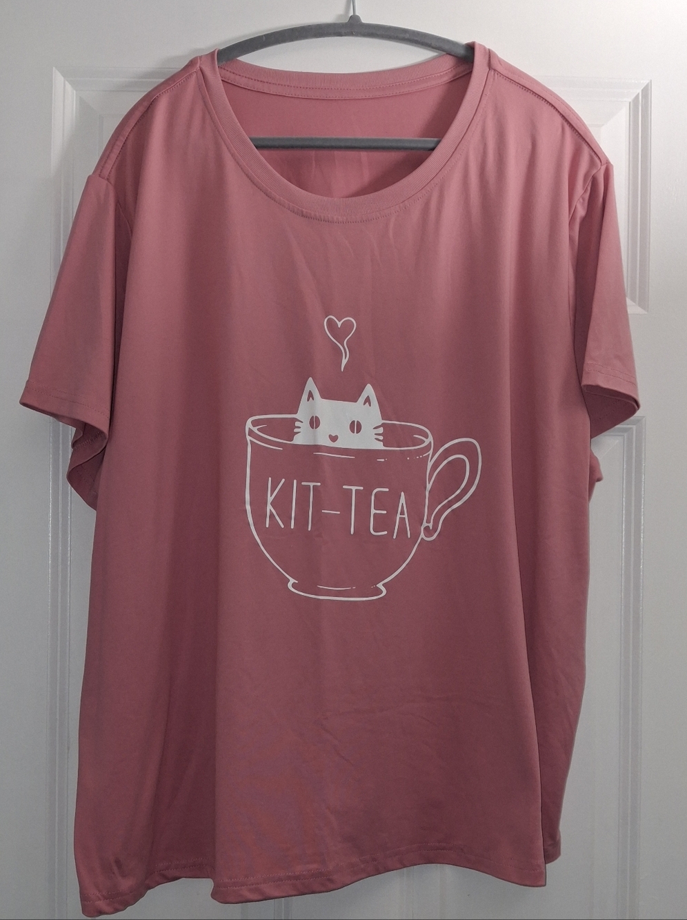 Pink Kit-Tea Graphic Tee
